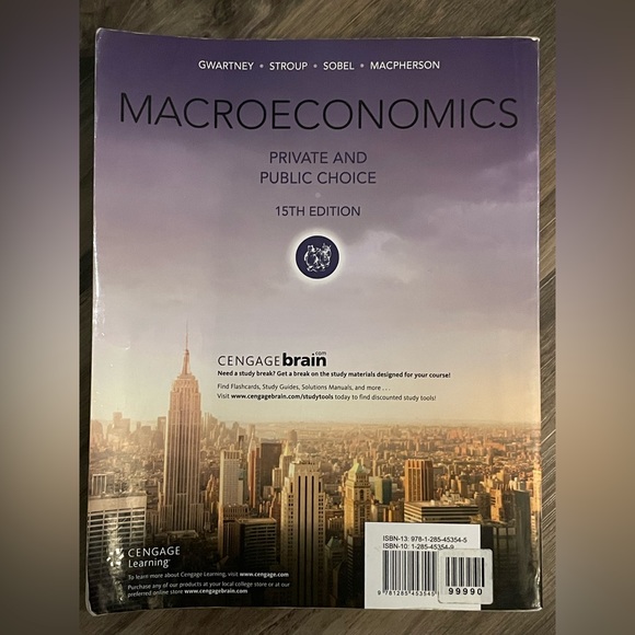 Macroeconomics - private and public choice - 15th edition - Picture 2 of 2